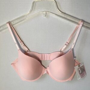 Jessica Simpson Soft Pink Bra Women's Size 36C Wired Push Up  NWT